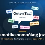 Kurs gramatike nemačkog jezika – 27 video lekcija + knjiga – popust 50%