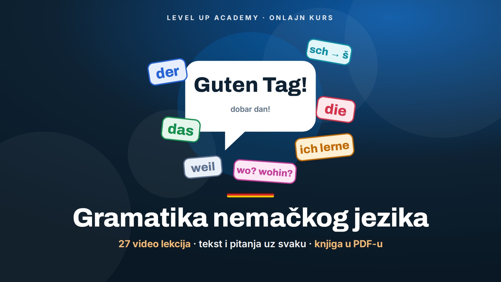Kurs gramatike nemačkog jezika Kurs gramatike nemačkog jezika